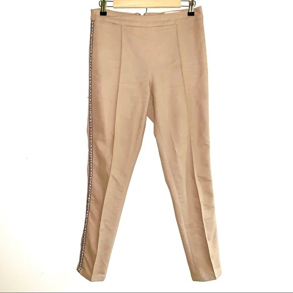 Vilagallo Khaki Cropped Skinny Pants - Picture 2 of 2